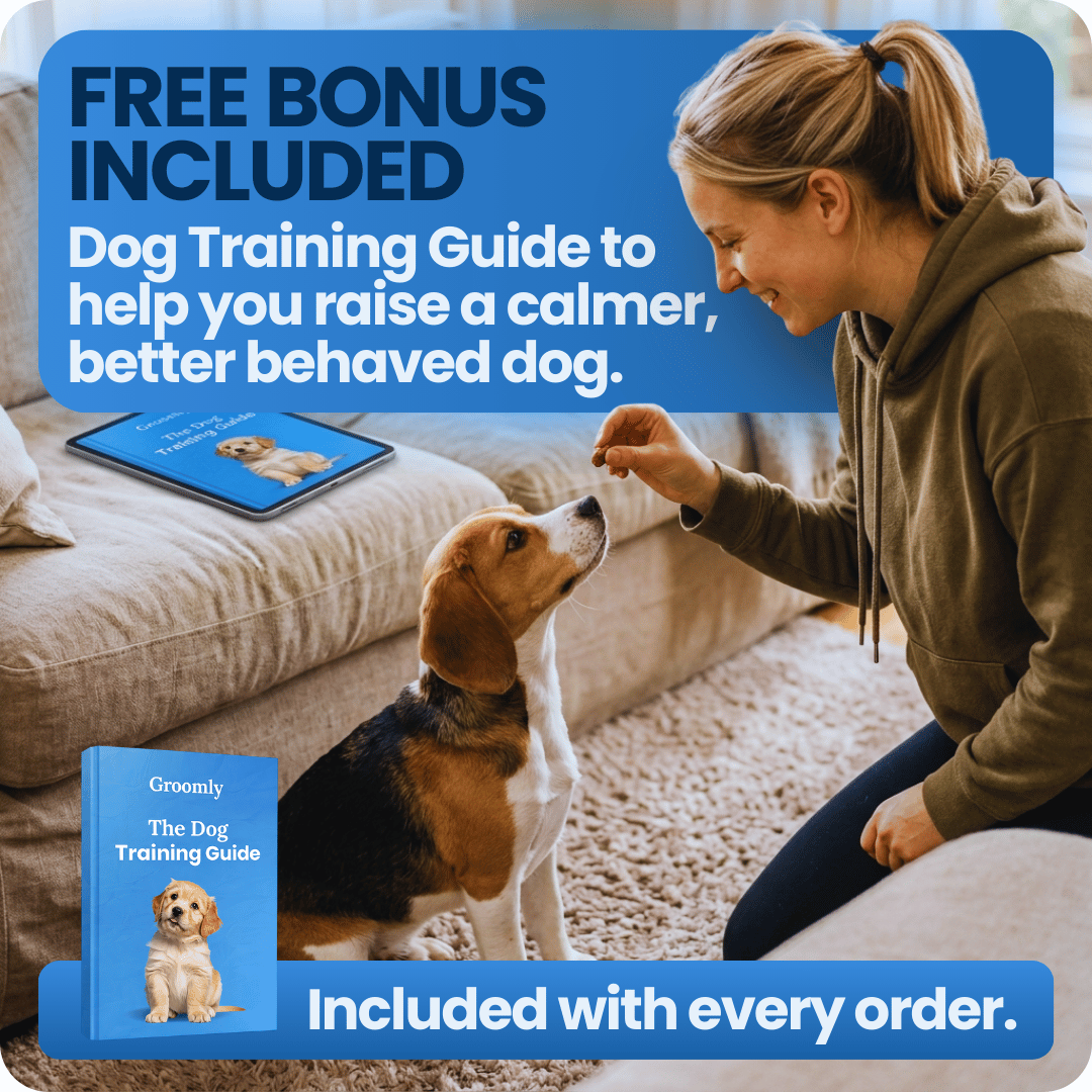 Groomly Pet Care Kit + Dog Training Guide